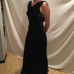 Victoria Collection: Long Black Dress